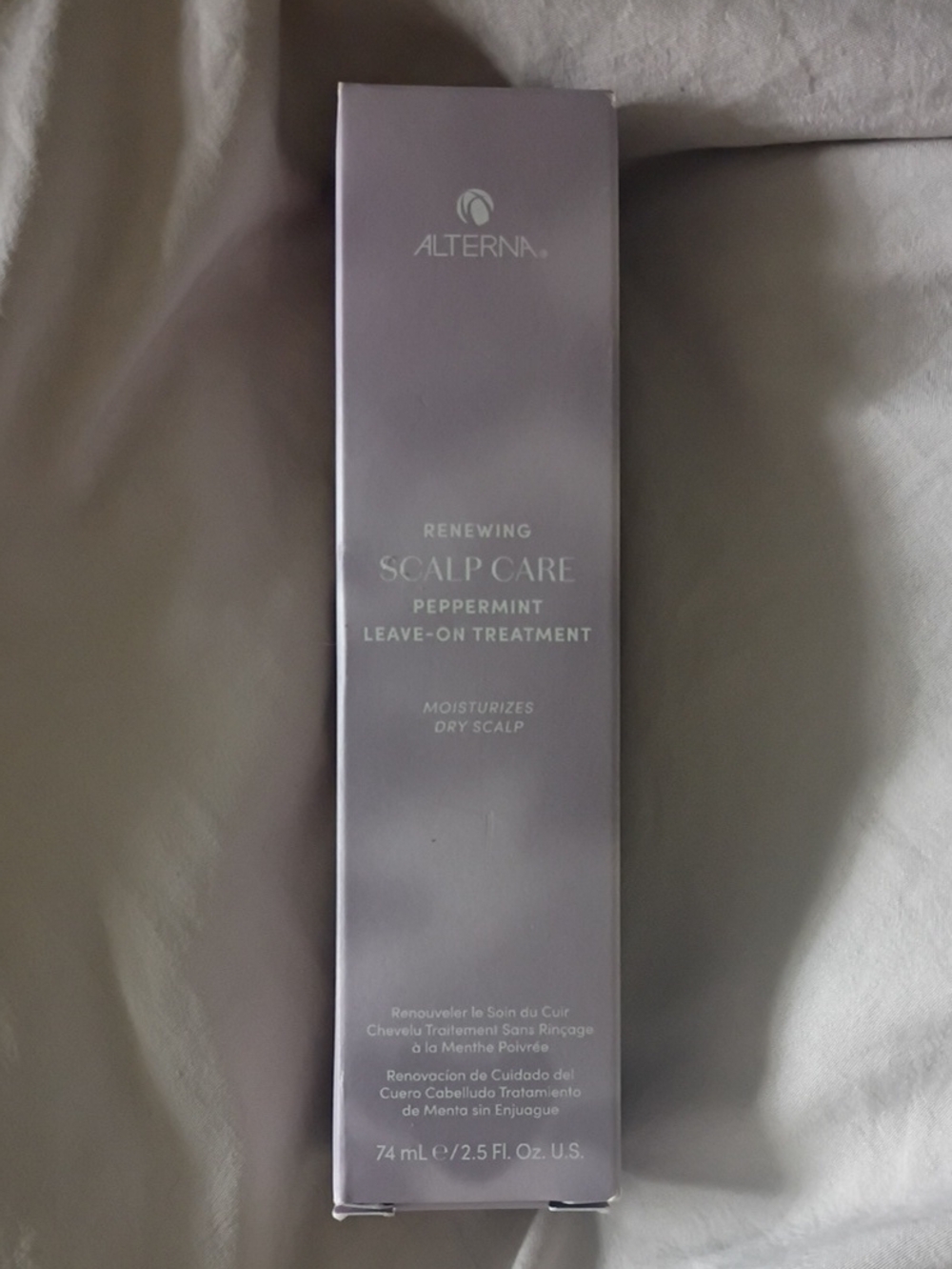 Alterna Renewing Scalp Care Peppermint Leave-On Treatment - Lavender Packaging